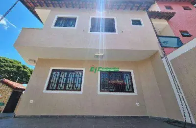 Sobrado com 3 dormitórios à venda, 164 m² por r$ 780.000,00 - jardim vila galvão - guarulhos/sp