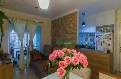 Apartamento garden com 3 dormitórios à venda, 74 m² por r$ 410.000,00 - cocaia - guarulhos/sp