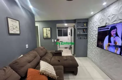 Apartamento com 2 dormitórios à venda, 40 m² por r$ 219.000,00 - jardim albertina - guarulhos/sp