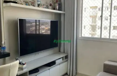Apartamento com 2 dormitórios à venda, 49 m² por r$ 318.000,00 - cocaia - guarulhos/sp