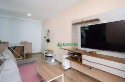 Apartamento com 3 dormitórios à venda, 75 m² por r$ 900.000,00 - jardim flor da montanha - guarulhos/sp