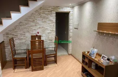 Sobrado com 2 dormitórios à venda, 78 m² por r$ 383.000,00 - jardim oliveira - guarulhos/sp