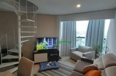 Apartamento duplex com 2 dormitórios à venda, 105 m² por r$ 730.000,00 - macedo - guarulhos/sp