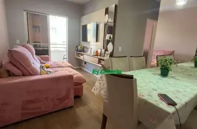 Apartamento com 2 dormitórios à venda, 64 m² por r$ 378.000,00 - jardim testae - guarulhos/sp