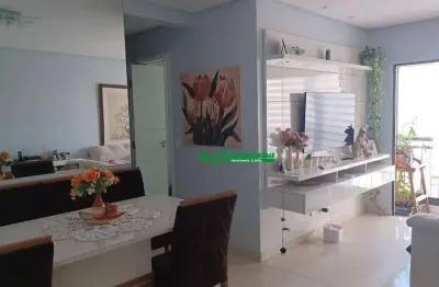 Apartamento com 3 dormitórios à venda, 68 m² por r$ 477.000 - portal dos gramados - guarulhos/sp
