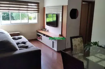 Apartamento com 2 dormitórios à venda, 56 m² por r$ 372.000,00 - jardim nova taboão - guarulhos/sp