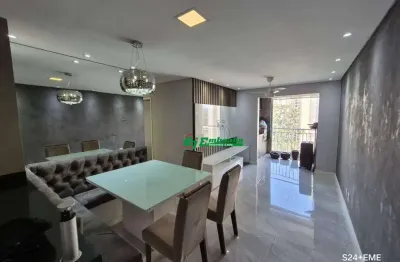 Apartamento com 3 dorms e 2 vagas à venda, 77 m² por r$ 640.000 - parque residence - guarulhos/sp