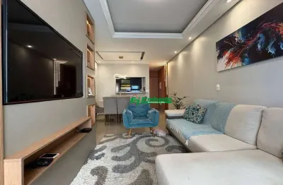 Apartamento com 3 dormitórios à venda, 82 m² por r$ 580.000,00 - jardim las vegas - guarulhos/sp