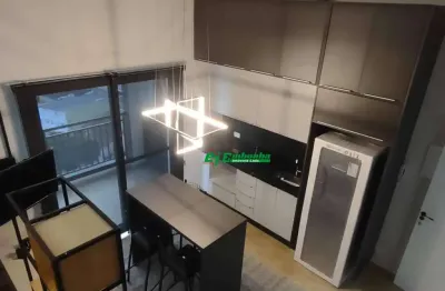 Studio loft à venda no condomínio prime studio vila galvão com 32m², mobiliado, nunca habitado  pronto para morar!