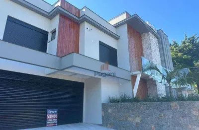 Casa com 3 dormitórios à venda, 192 m² por r$ 2.790.000,00 - pedra branca - palhoça/sc