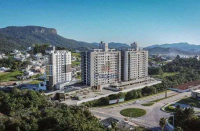 Apartamento com 2 dormitórios à venda, 48 m² por r$ 403.000,00 - passa vinte - palhoça/sc