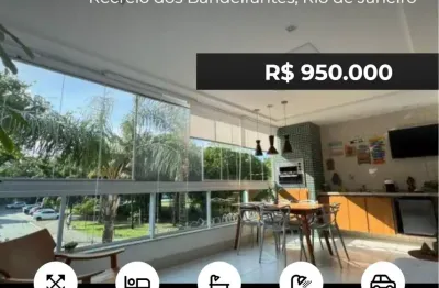 Recreio 3 quartos, sendo 1 suíte - 2 vagas - excelente localização