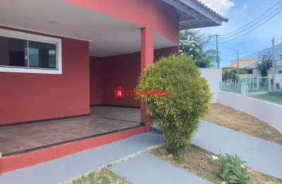 Casa em condomínio fechado com 3 quartos à venda na rua amaral peixoto, recanto do sol, são pedro da aldeia por r$ 520.000