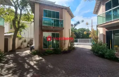 Casa em condomínio fechado com 4 quartos à venda na rua ilha da conceição, 315, praia do siqueira, cabo frio, 130 m2 por r$ 560.000