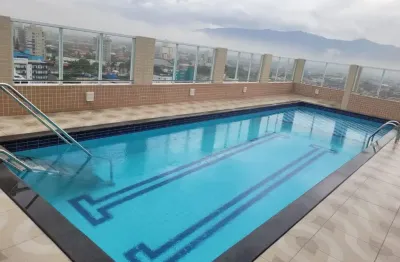 Lindo apartamento na praia a 300 metros da praia - área de lazer completa com piscinas