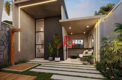 Casa com 3 dormitórios à venda, 90 m² por r$ 399.000,00 - encantada - eusébio/ce