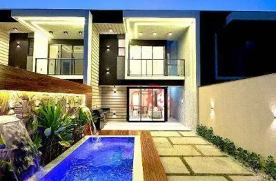 Casa com 4 dormitórios à venda, 134 m² por r$ 680.000,00 - guaribas - eusébio/ce