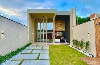 Casa com 3 dormitórios à venda, 118 m² por r$ 579.000,00 - guaribas - eusébio/ce