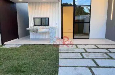 Casa com 3 dormitórios à venda, 101 m² por r$ 469.000 - centro - eusébio/ce