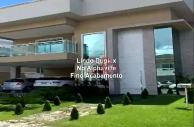 Luxuoso duplex para venda ou locação, com 5 dorms., 451 m² - venda por r$ 3.200.000 ou aluguel por r$ 19.850/mês - centro - eusébio/ce