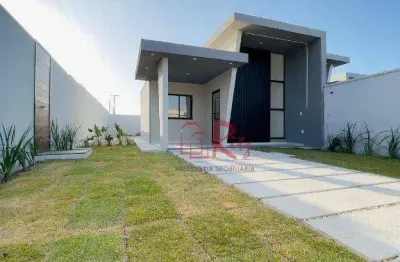 Casa com 3 dormitórios à venda, 90 m² por r$ 399.000,00 - encantada - eusébio/ce