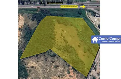 Terreno comercial à venda no Tijuco, Esmeraldas 