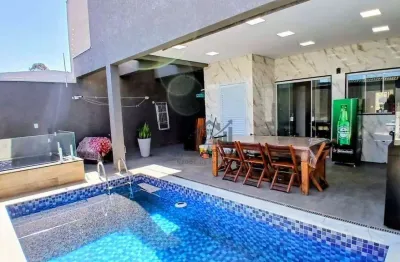 Casa moderna com 5 dormtório 1 suite, piscina aquecida e varanda gourmet - portal dos ipês