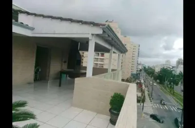 Cobertura com 3 dormitórios à venda, 220 m² por r$ 550.000,00 - jardim três marias - guarujá/sp