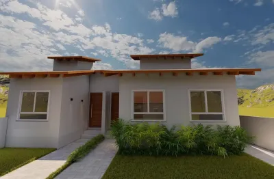 Casa em condomínio fechado com 2 quartos à venda na Rua Rui Barbosa, Congonhas, Tubarão