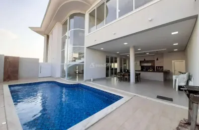 Casa em condomínio fechado de alto padrão em americana-sp com 3 suítes.