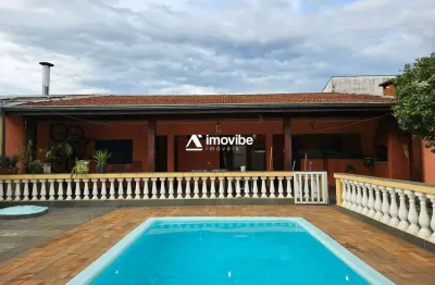 Casa com piscina à venda, 03 dormitórios, sendo 02 suítes no santo antônio - ameircana - sp