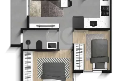 Apartamento com 2 quartos à venda na Rua Terra Sem Males, 385, Itaim Paulista, São Paulo