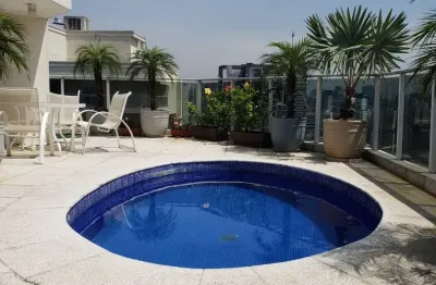 Cobertura duplex moema, 430m², 4 dormts., com sauna e academia privativa