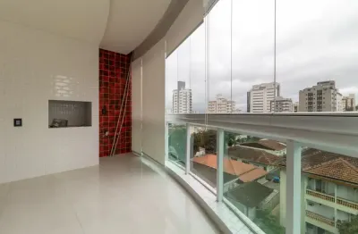 Apartamento venda 2 suítes, duas vagas- 130m² - boqueirão, santos!
