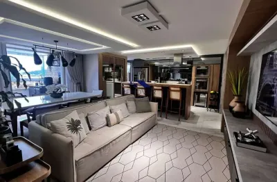 Apartamento alto padrão mobiliado com vista para o mar – centro de palhoça/sc