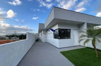 Casa com suíte, jardim e 2 vagas – bosque são josé, forquilhas – são josé/sc