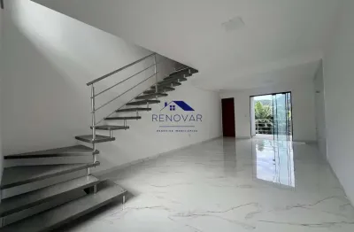 Sobrado com 2 dormitórios, lavabo e porão, bairro potecas, são josé/sc