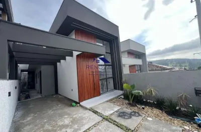 Casa moderna com suíte, área gourmet e jacuzzi – são josé/sc
