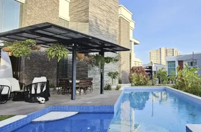 Mansão com automatização,mobilada com energia solar em condominio fechado no altiplano cabo branco.