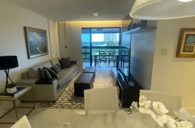 Apartamento de 113 m², com 4/4, sendo 1 suite, varanda gourmet, alphaville 1