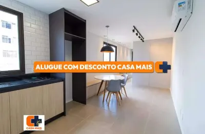 Apartamento para locação em são paulo, santa cecília, 1 dormitório, 2 banheiros, 1 vaga