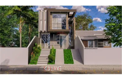 Sobrado 2 pavimento - loteamento álamos - 120 m² privativos