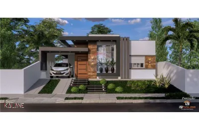 Casa térrea loteamento álamos - e dormitórios - 100 m² privativos