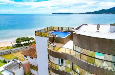 Apartamento duplex vista mar com 4 suítes - mobiliado e equipado em penha/sc