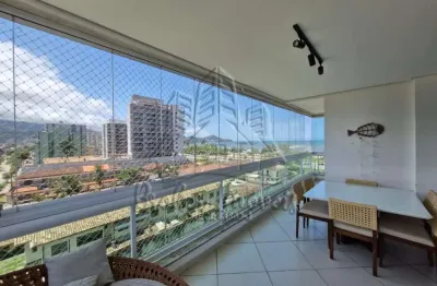 Apartamento luxuoso com vista espetacular para o mar- edifício ibiza - jardim aruan caraguatatuba-sp