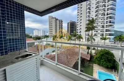 Apartamento a poucos passos do mar no edifício wave na martim de sá em caraguatatuba