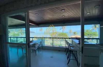 Apartamento frente ao mar com 4 dormitórios no varandas do atlântico, praia martim de sá