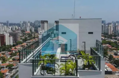 Apartamento a venda brooklin 1 dormitório, 1 suite, 1 lavabo, 1 vaga 38 m² com lazer.