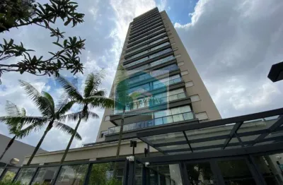 Apartamento garden, mobiliado, para  locação na chácara santo antônio - 77m² com ar e 2 vagas