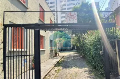 Sobrado comercial para locação na higienópolis, com 75m², 6 salas, 2 banheiros, em vila fechada